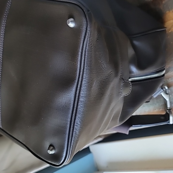 Jack Spade Textured Leather Weekender Duffle - Extra Large - Picture 7 of 16